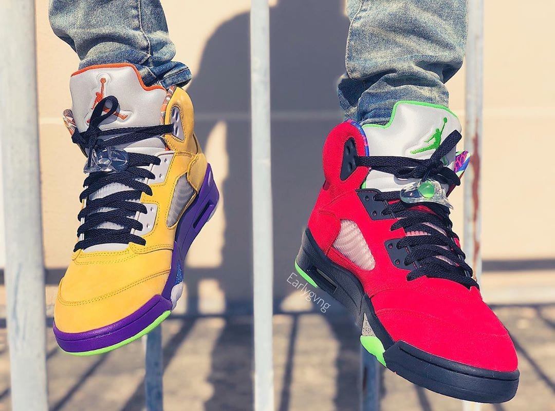 Air Jordan 5 What The On Feet