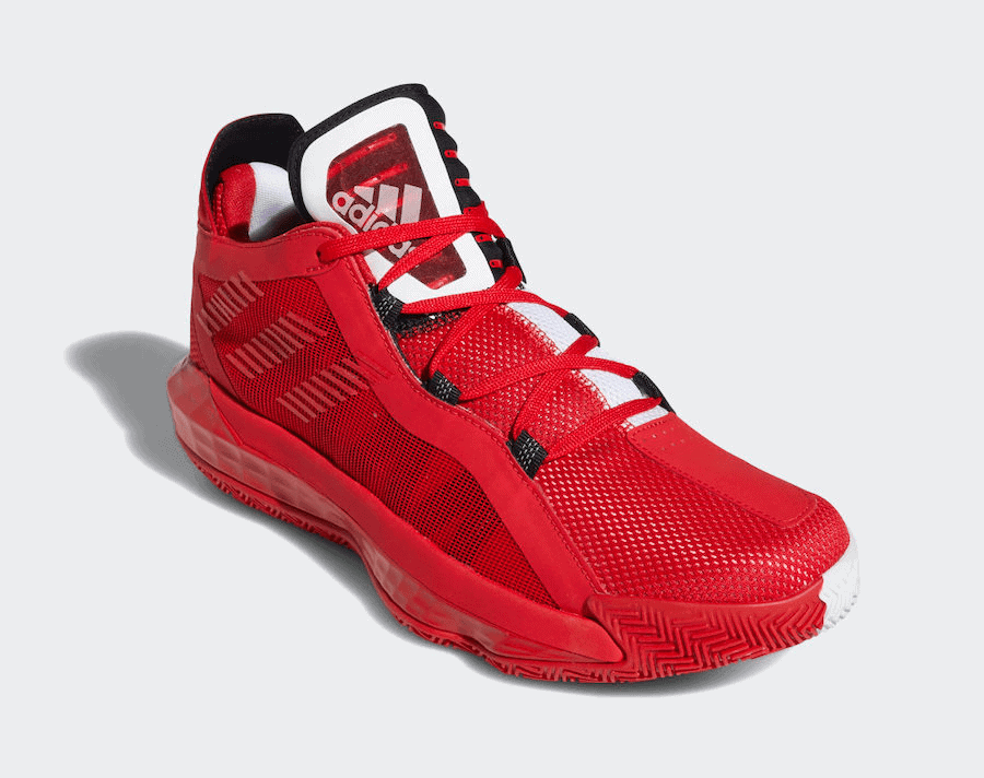 Official Images of the adidas Dame 6 "Scarlet Red"