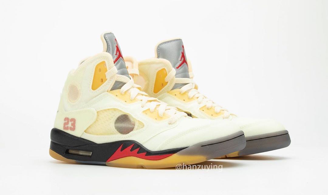 Off-White X Air Jordan 5 Sail