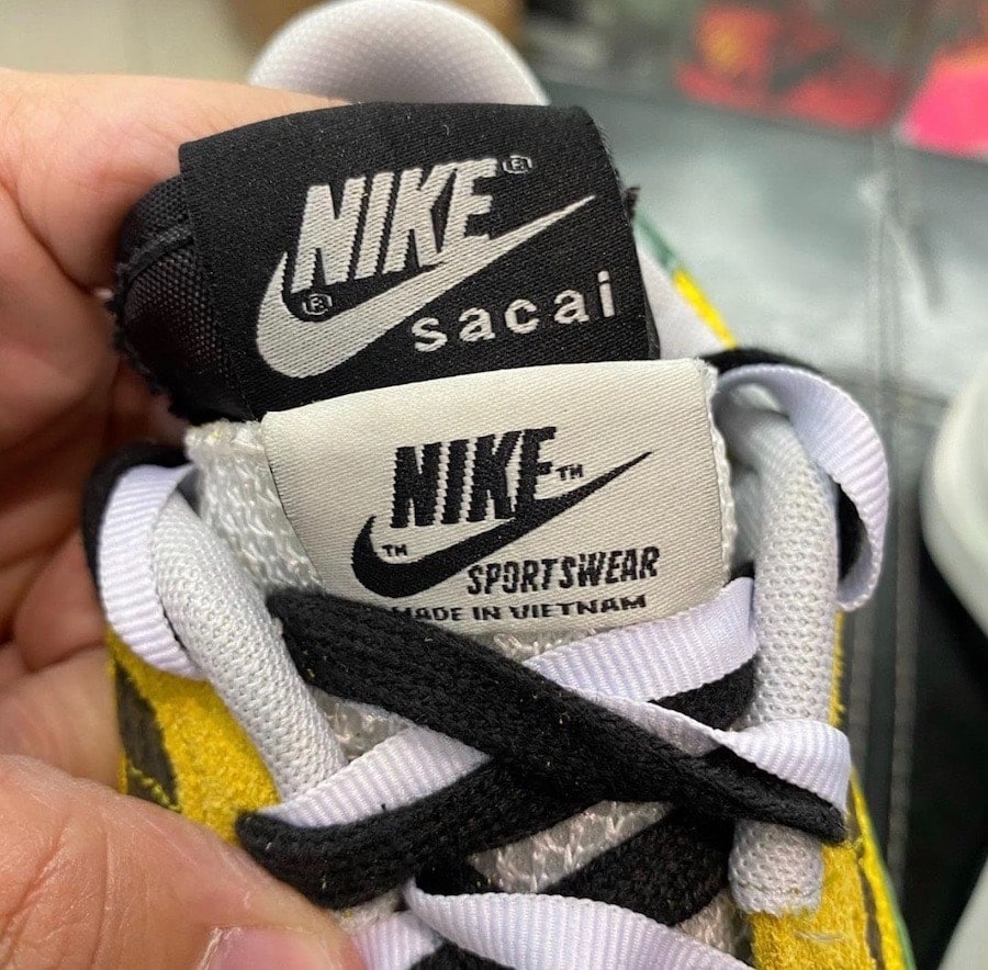 sacai x Nike VaporWaffle "Tour Yellow"