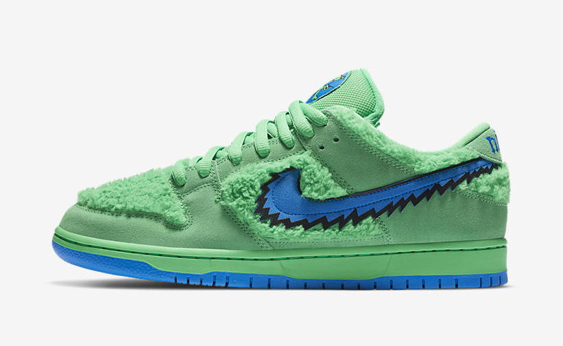 Grateful Dead X Nike SB Dunk Low Green Bear