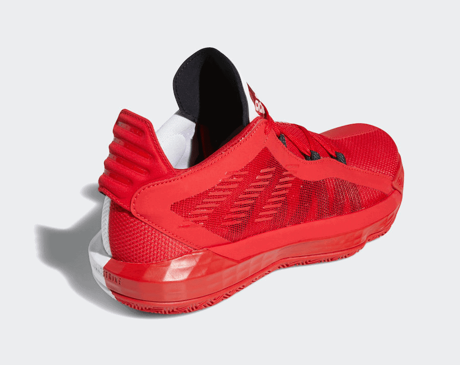 Official Images of the adidas Dame 6 "Scarlet Red"