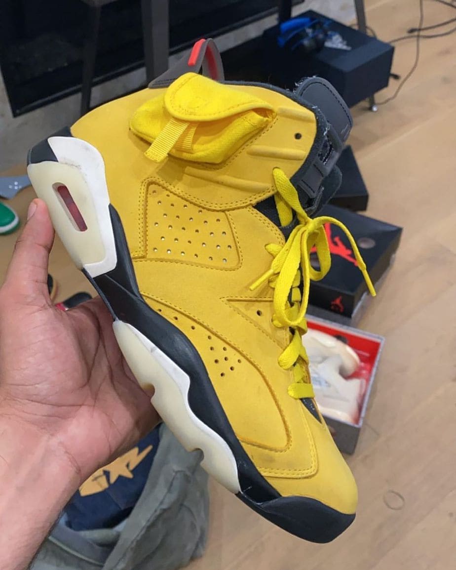 Travis Scott Air Jordan 6 Yellow