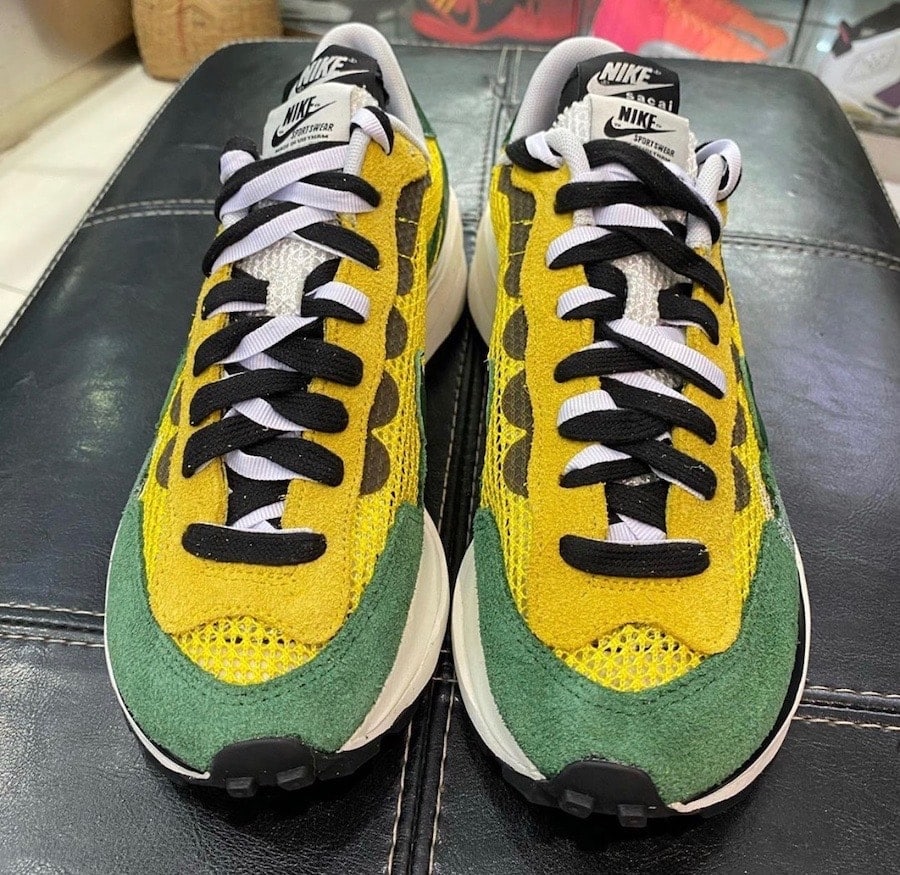 sacai x Nike VaporWaffle "Tour Yellow"
