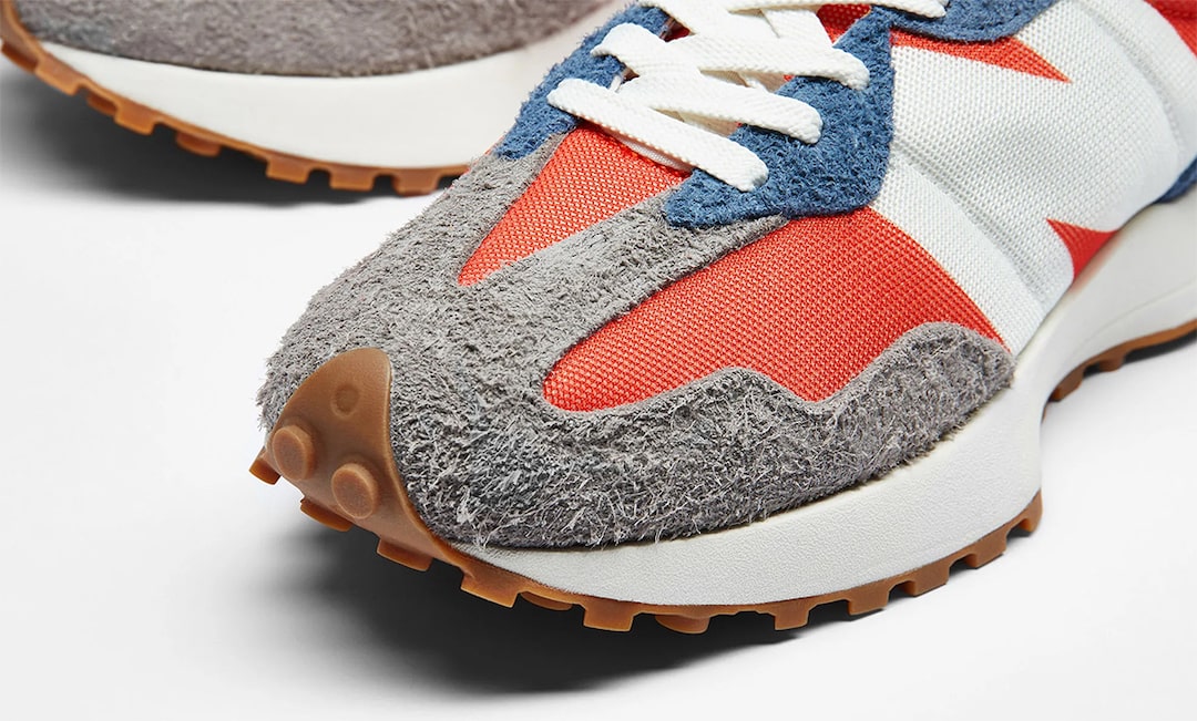 New Balance 327 Orange Blue Grey