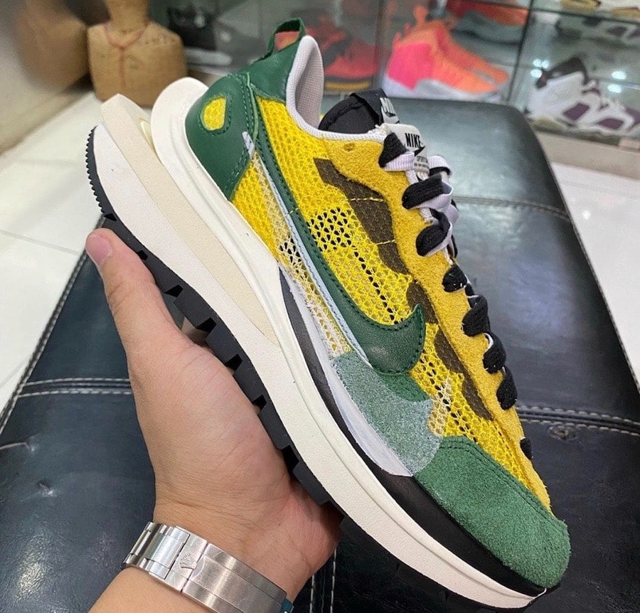 sacai x Nike VaporWaffle "Tour Yellow"