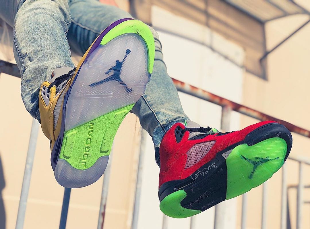 Air Jordan 5 What The On Feet