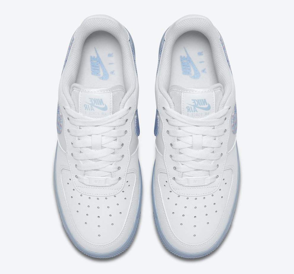 Nike Air Force 1 Low "Hydrogen Blue" Opts for Psychedelic Swooshes