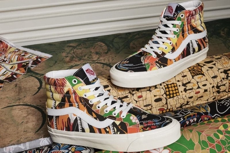 Hoffman California Fabrics Vans Anaheim Factory Sk8 Hi Old Skool Authentic Era