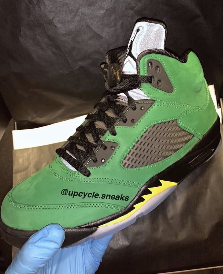 Air Jordan 5 Oregon Ducks 3m 2020