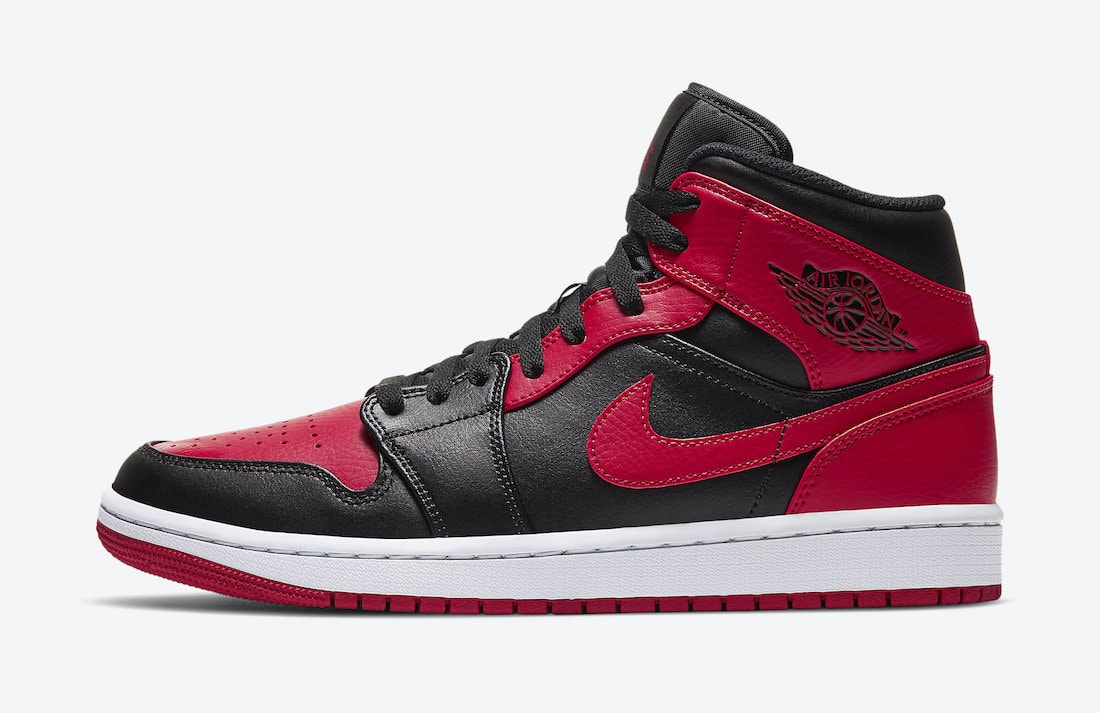 Official Images of Air Jordan 1 Mid "Bred"