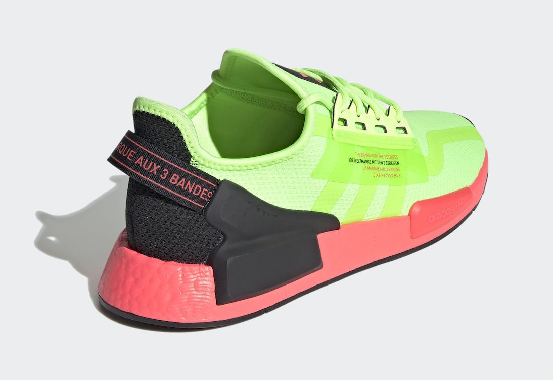 adidas Adds Signal Green and Pink to the NMD R1 V2