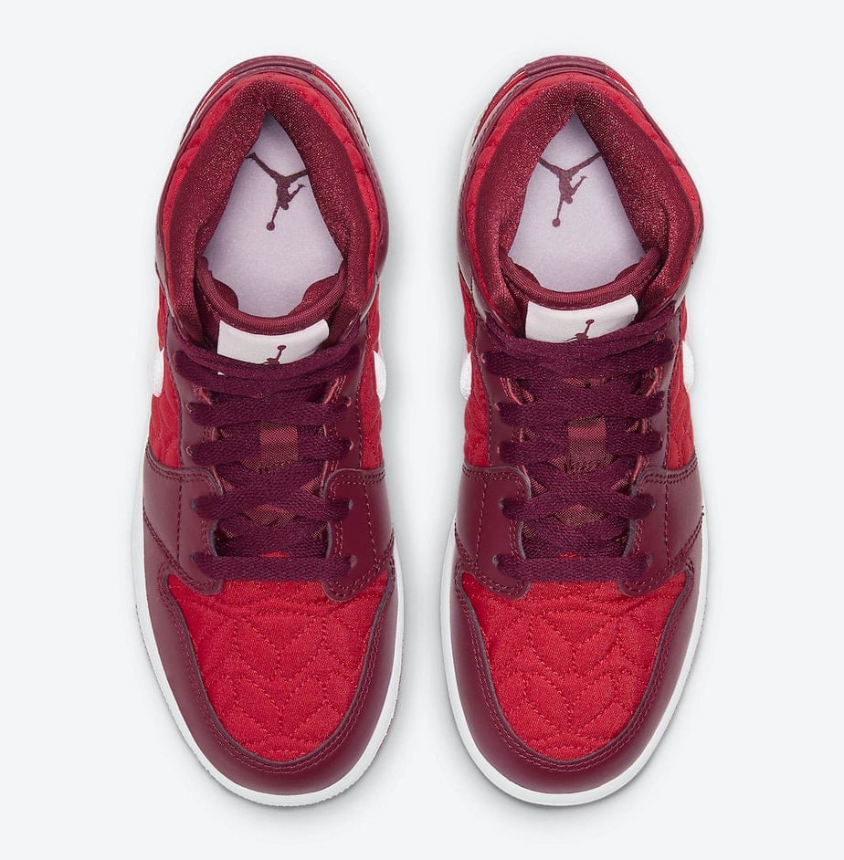 Jordan Brand Releasing the Air Jordan 1 Mid "Red Quilt" for the Kids