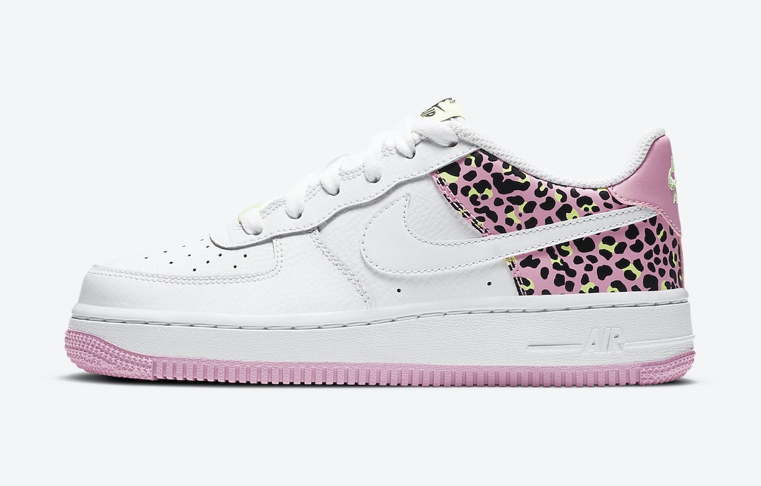 Nike Air Force 1 Low "Pink Rise" Features Pink Leopard Print