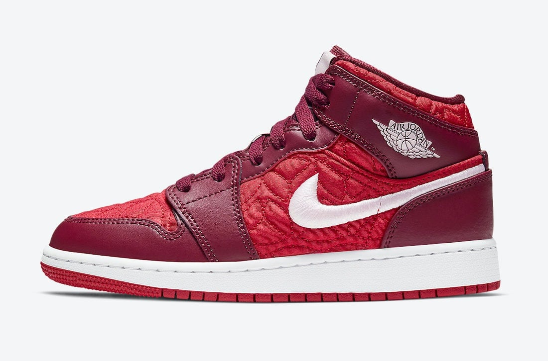 Jordan Brand Releasing the Air Jordan 1 Mid "Red Quilt" for the Kids