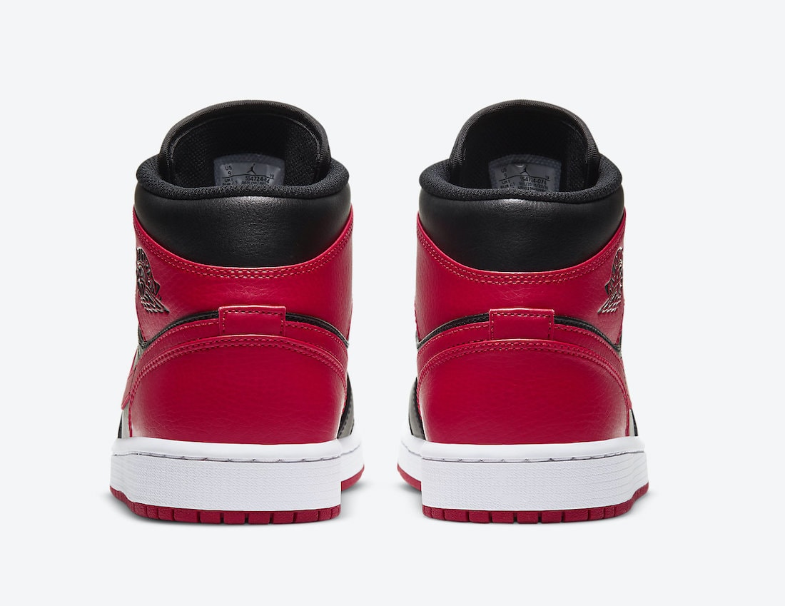 Official Images of Air Jordan 1 Mid "Bred"