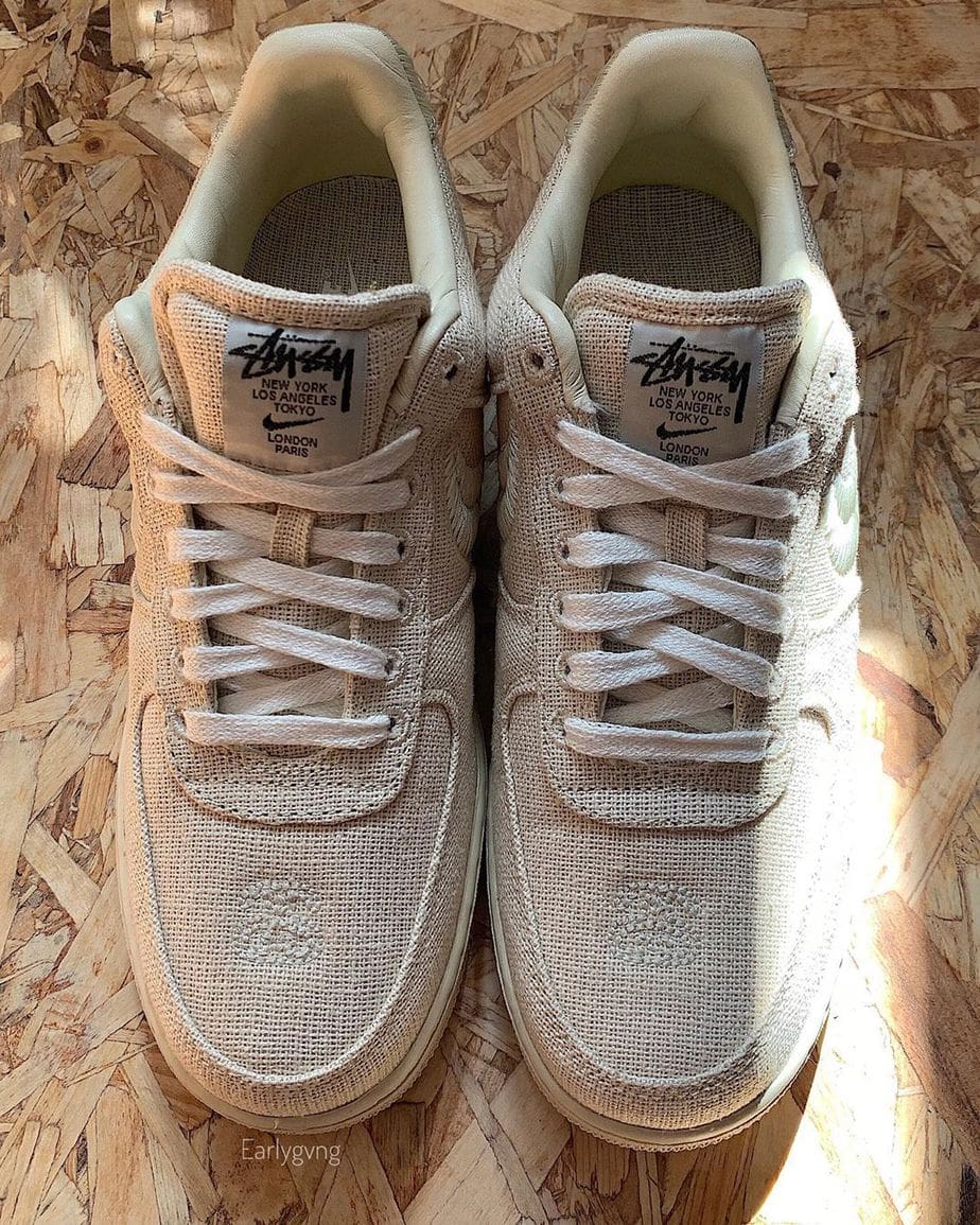Stussy X Nike Air Force 1 Fossil