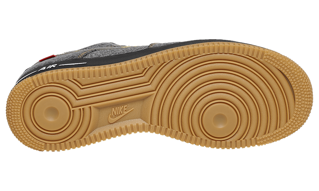 Nike adds Camouflage and Plaid Detailing to a Denim Nike Air Force 1 Low
