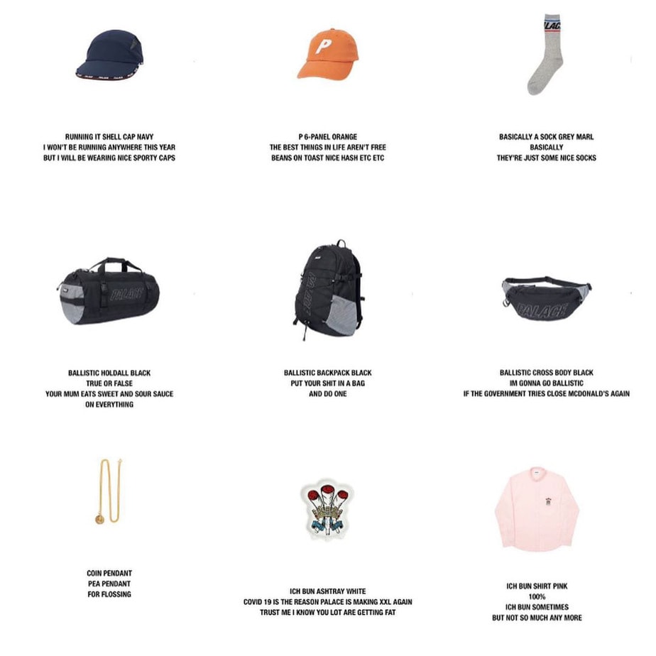 Palace Autumn 2020 Week 1 Droplist