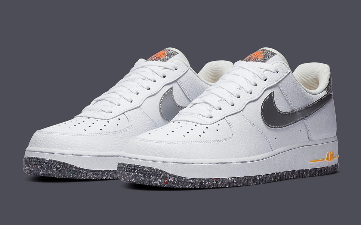 Nike Air Force 1 Crater White DA4676-100 Black DA4676-001