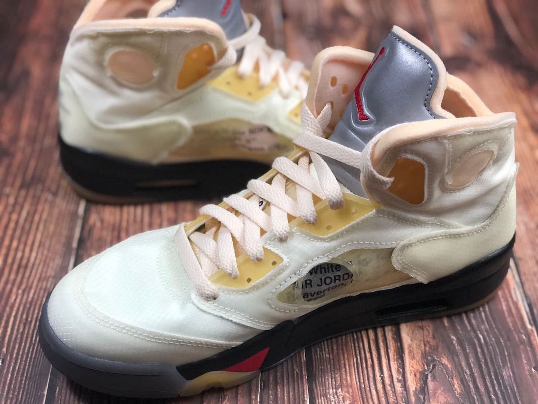 How to Buy the Off-White x Air Jordan 5 “Sail” Collection