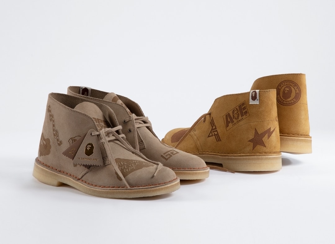 BAPE X Clarks Originals Footwear