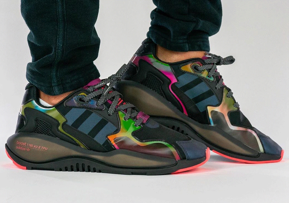 atmos x adidas ZX 1180 Boost Arrives with an Iridescent Reflective Makeover