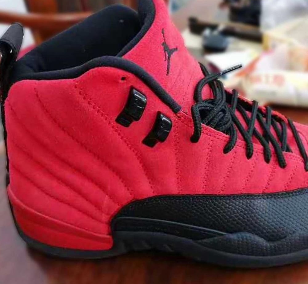 Official Images of the Air Jordan 12 "Reverse Flu Game"