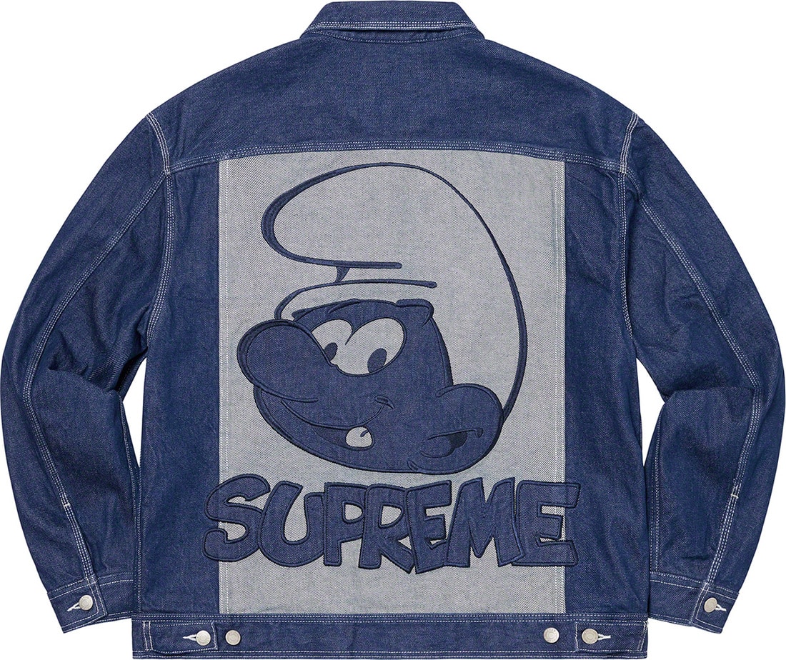 Supreme Smurfs Denim Jacket