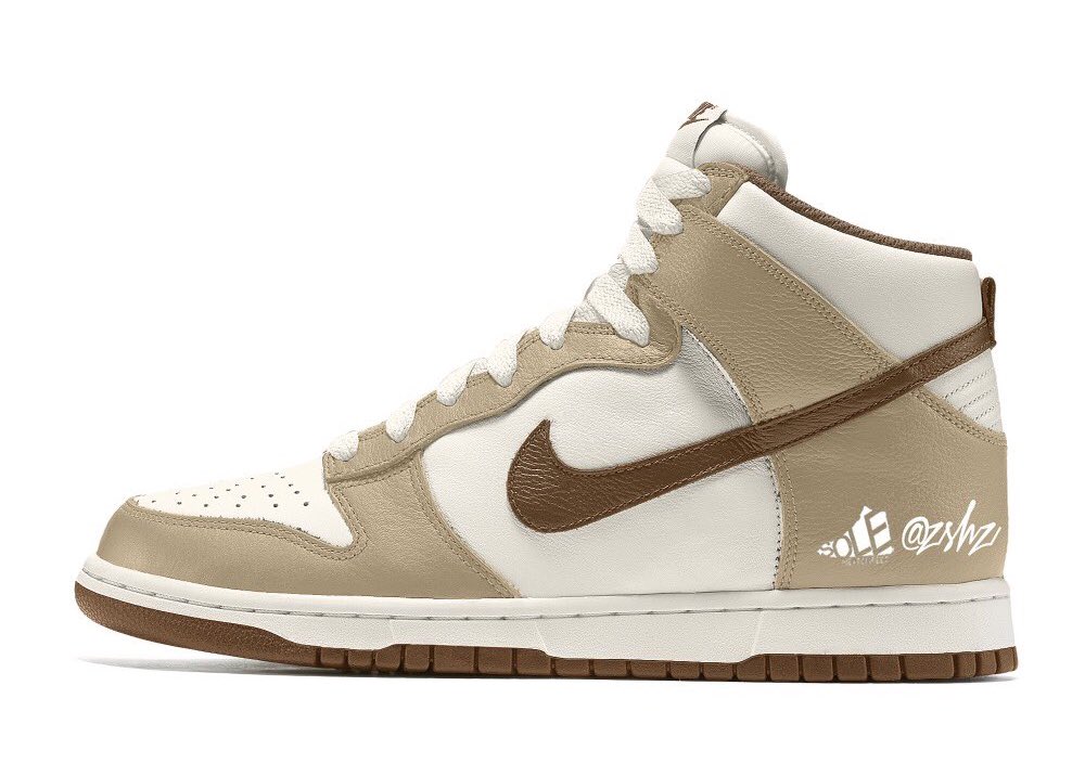 Nike Dunk High Sail Khaki Light Chocolate DH5348-100