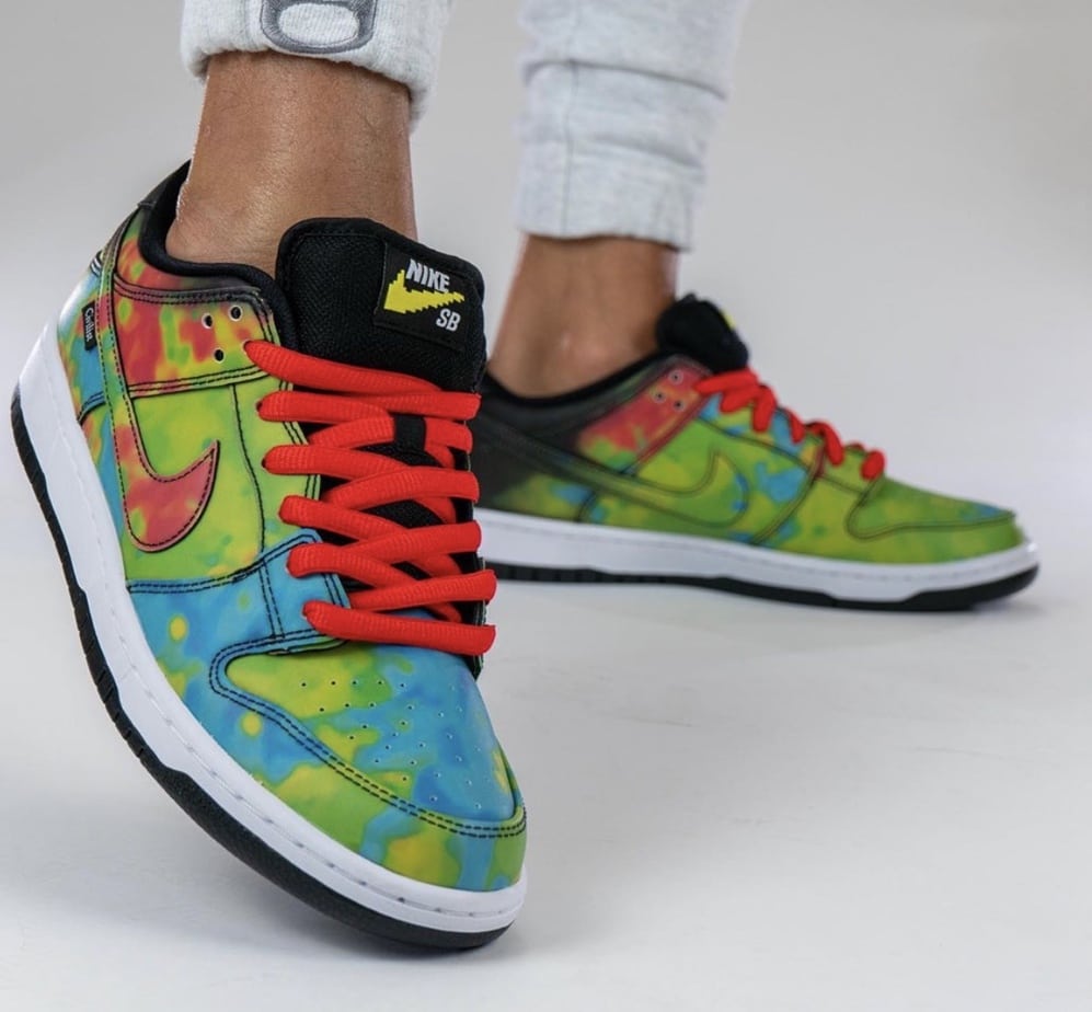 Civilist X Nike Dunk Low Heat Activated Upper