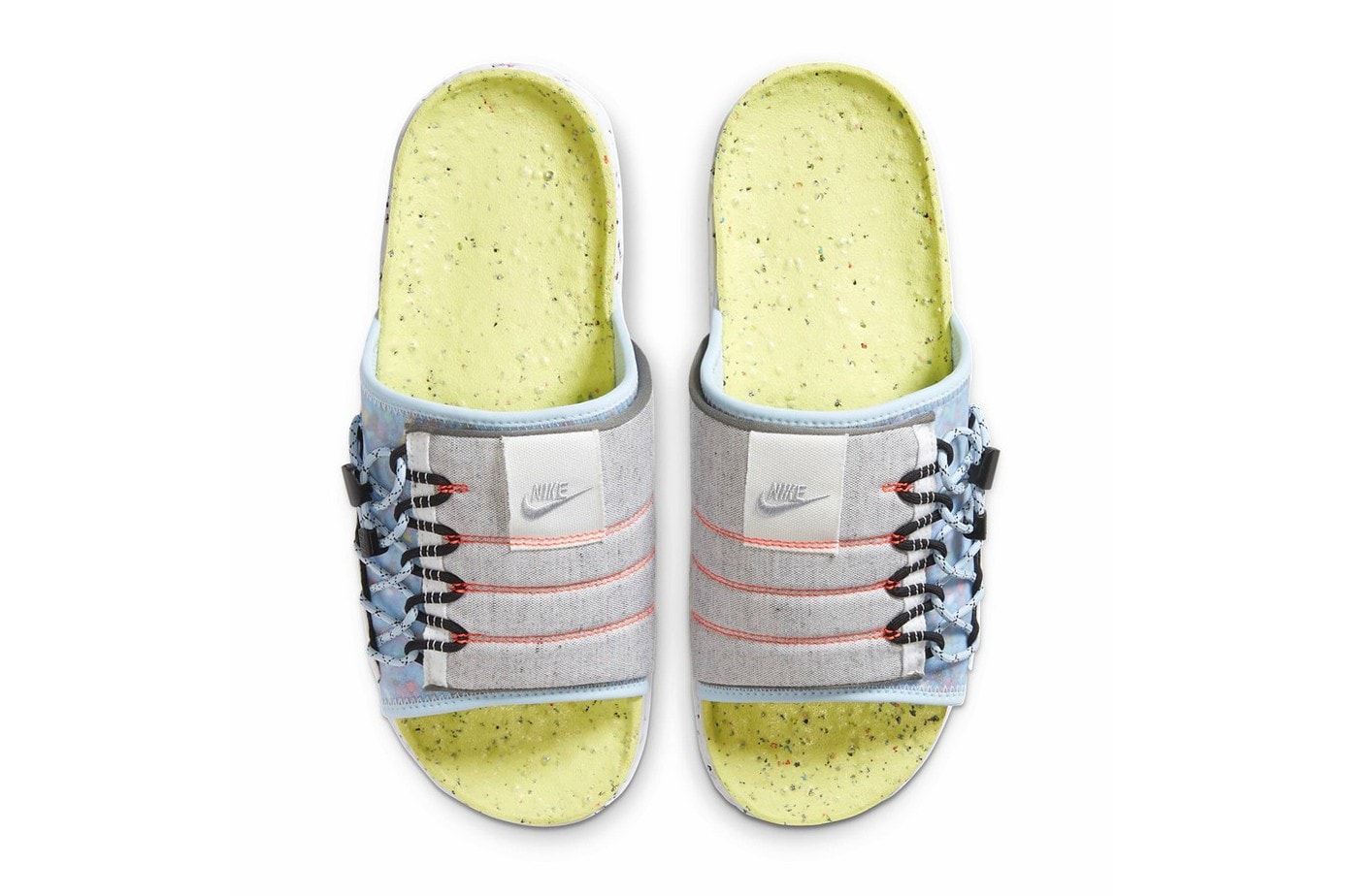 Nike Asuna Slide Light Lemon Twist DH0151-700 Total Crimson DH0151-800 Release 003