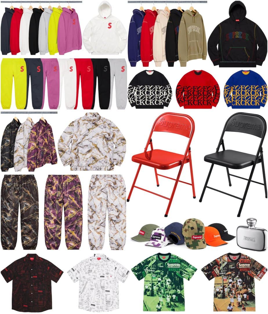 Supreme FW20 Week 2 Droplist + Retails