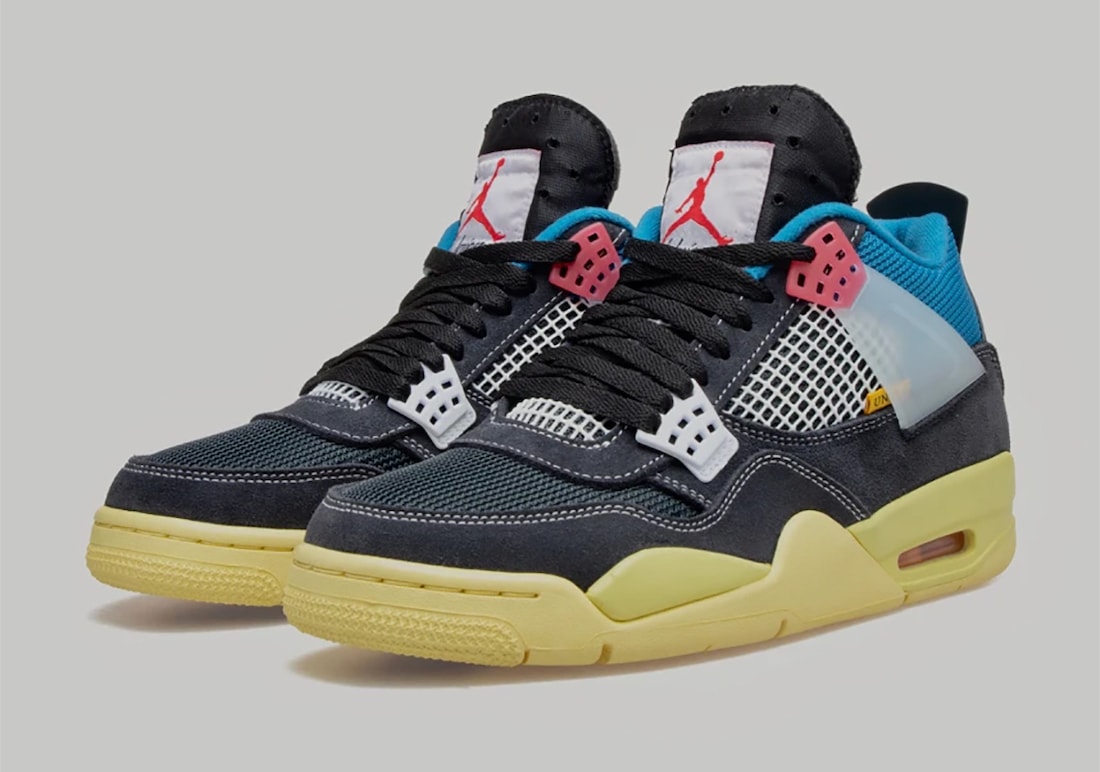 Union La Air Jordan 4 Off Noir