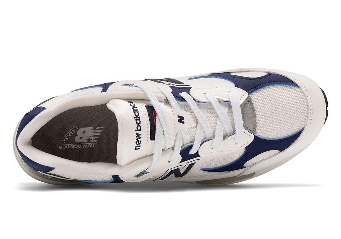 New Balance 992 White Navy