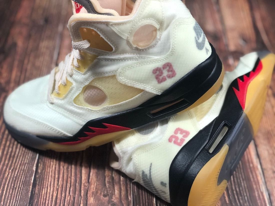 How to Buy the Off-White x Air Jordan 5 “Sail” Collection