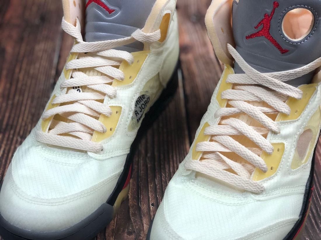 How to Buy the Off-White x Air Jordan 5 “Sail” Collection