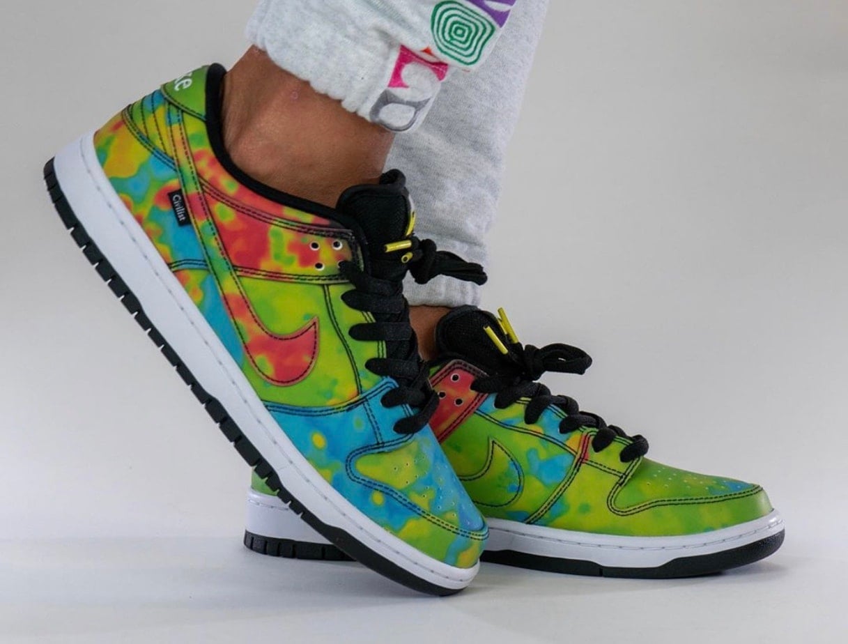 Civilist X Nike Dunk Low Heat Activated Upper