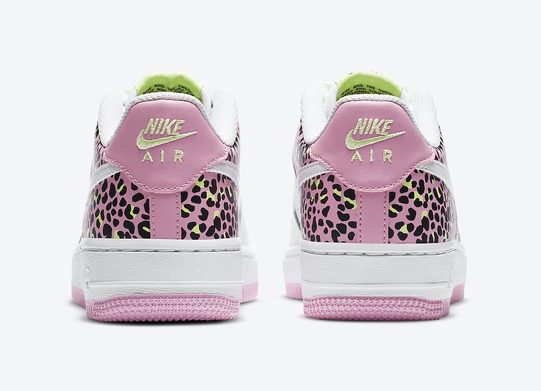 Nike Air Force 1 Low "Pink Rise" Features Pink Leopard Print
