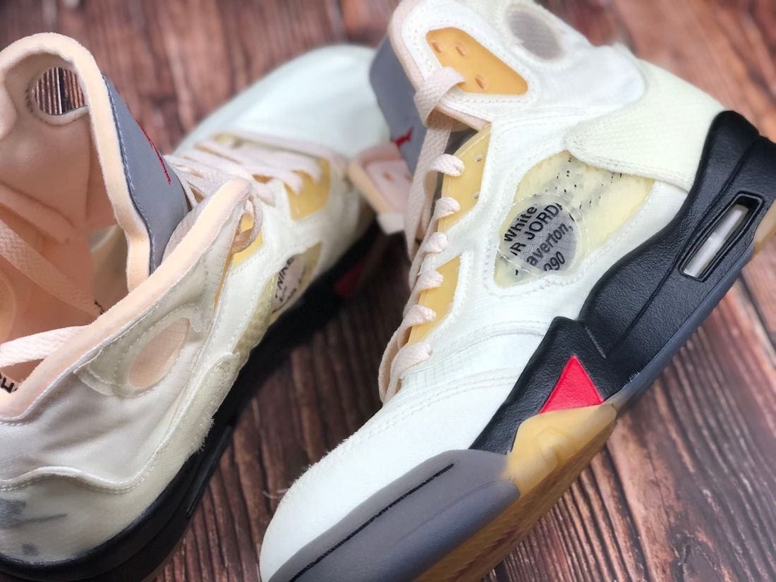 How to Buy the Off-White x Air Jordan 5 “Sail” Collection