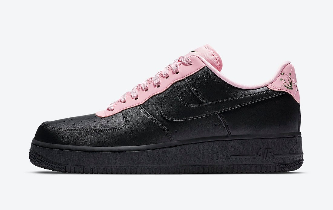 Nike Air Force 1 Low "Black/Pink Rose"
