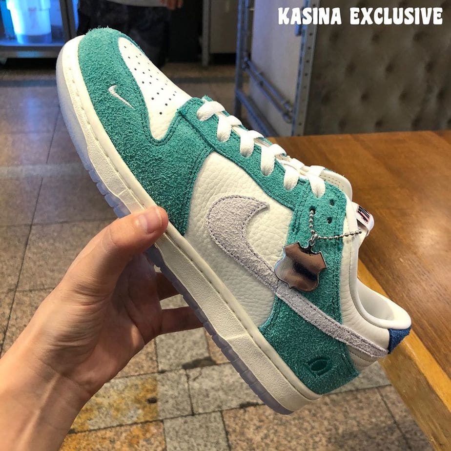 Kasina X Nike Dunk Low Neptune Green