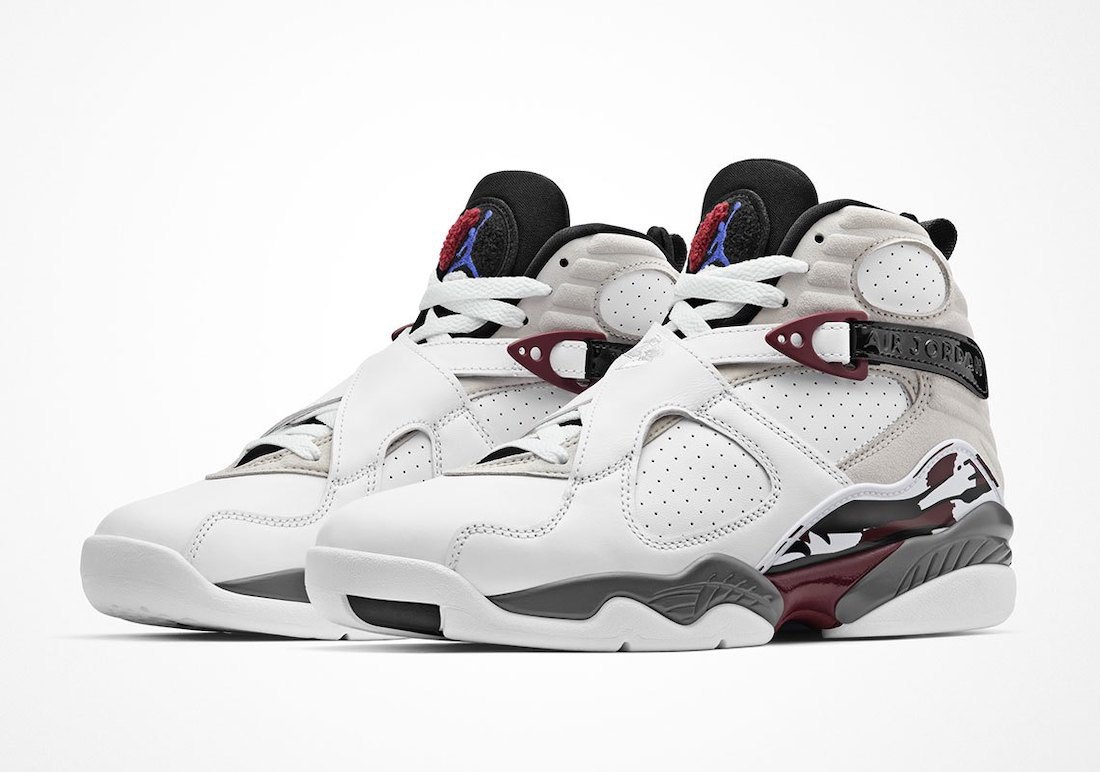 Official Images of the Air Jordan 8 WMNS "Burgundy"