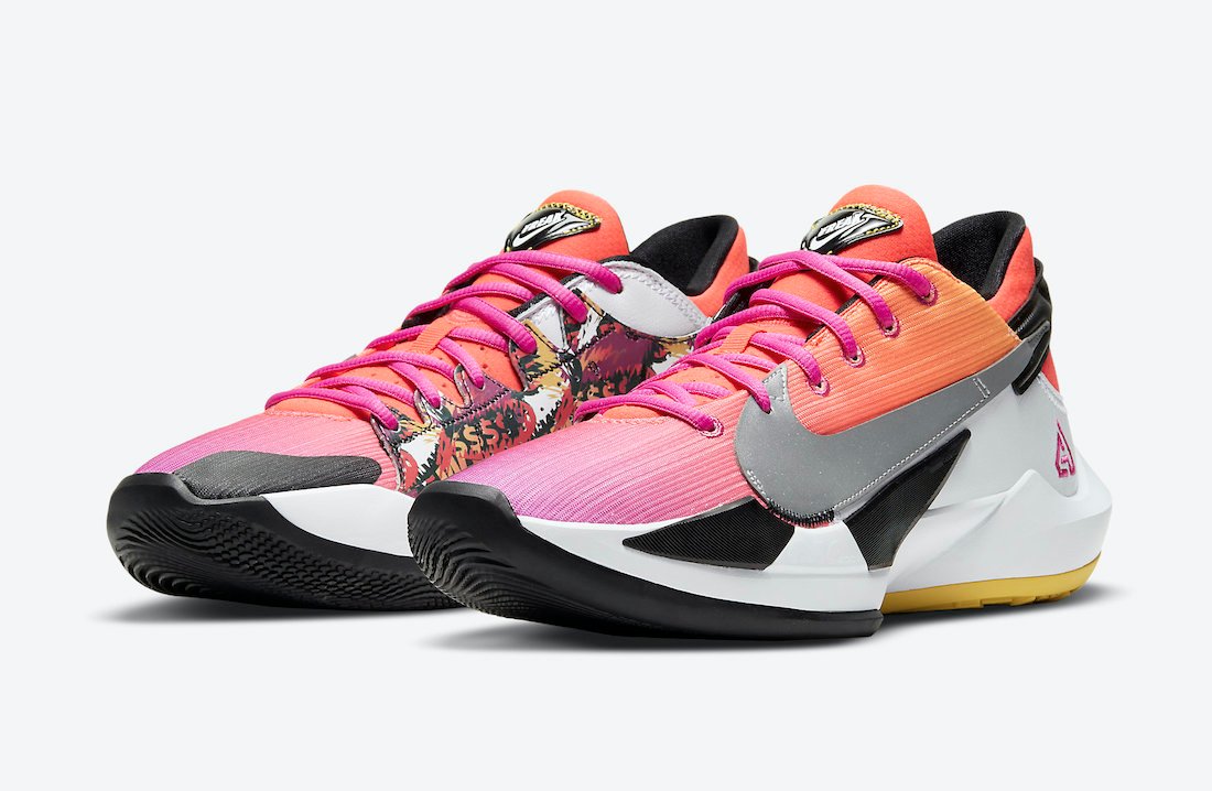 シューズ(男性用) Nike Zoom Freak 2 - DB4689 600 Nike Zoom Greek Freak 2 DB4689-600 Bright Crimson Black Fire