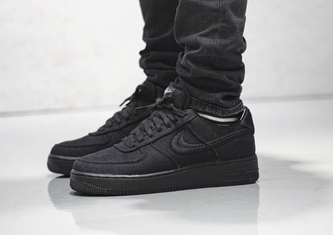 Stussy X Nike Air Force 1 Low Black
