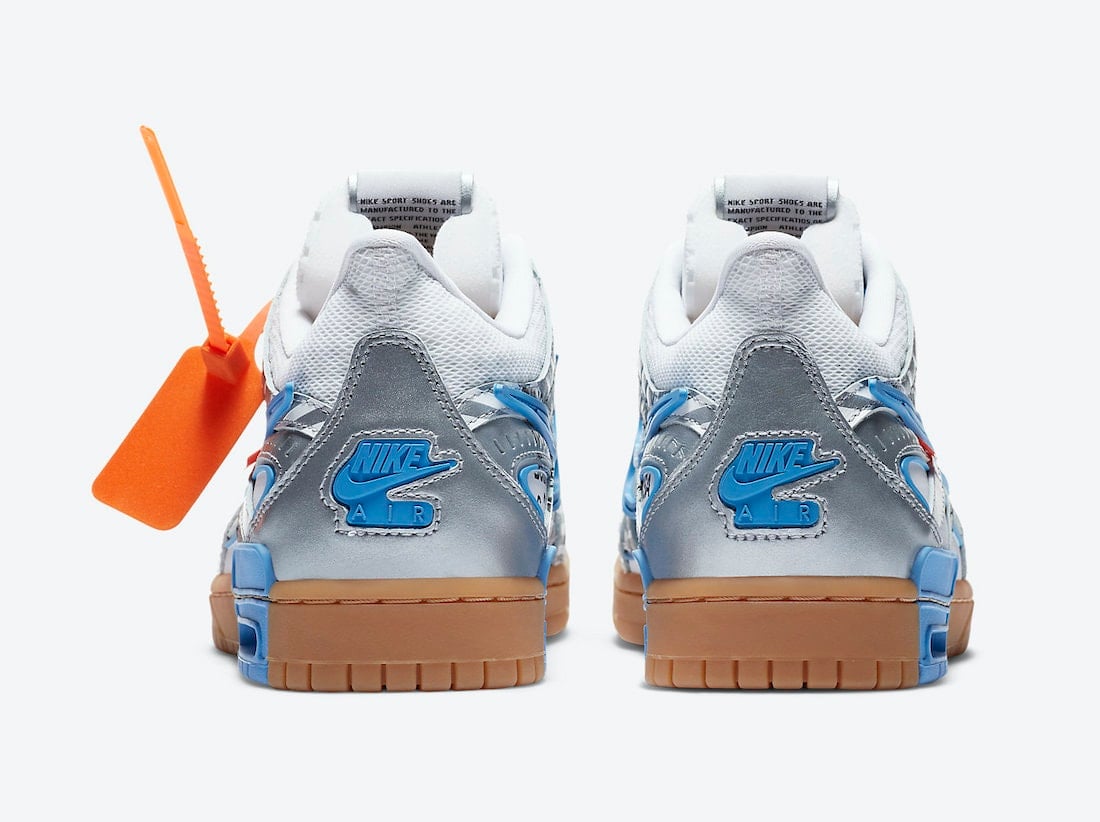 Official Images of the Off-White x Nike Air Rubber Dunk "University Blue"