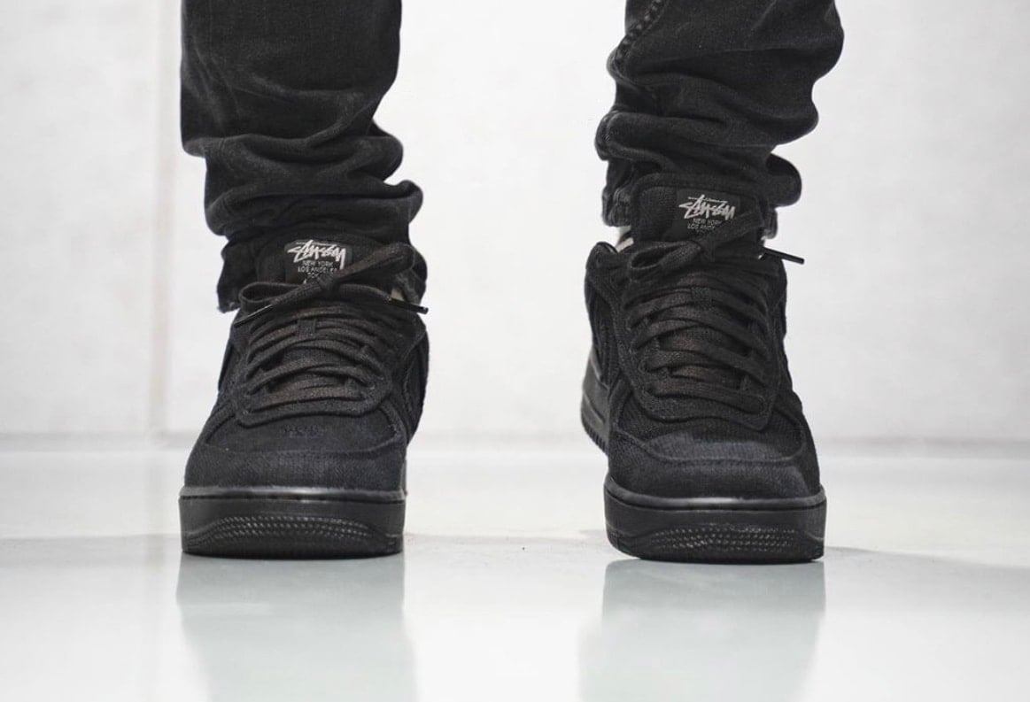 Stussy X Nike Air Force 1 Low Black