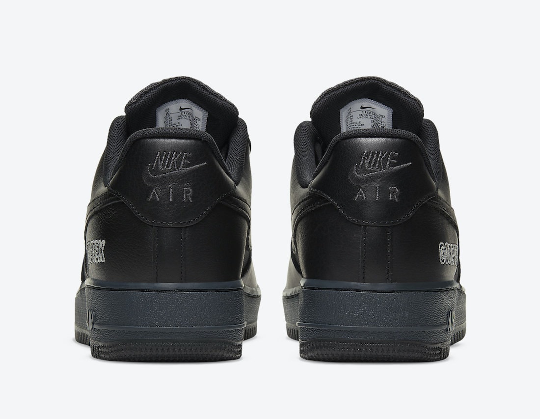 Gore-Tex and Nike Releasing a Black Air Force 1 Low