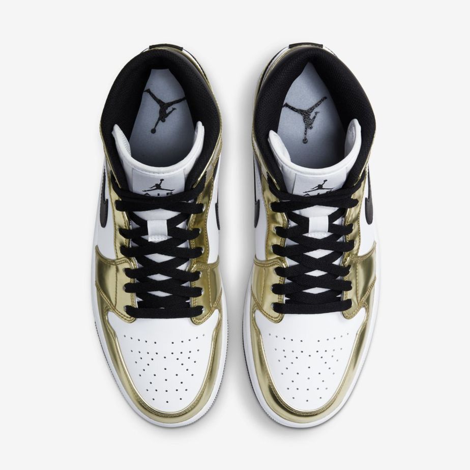 Air Jordan 1 Mid Metallic Gold