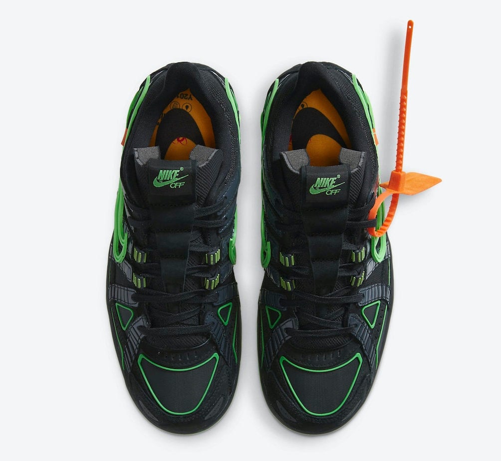 Off-White x Nike Air Rubber Dunk “Green Strike”